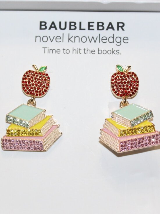 BaubleBar Jewelry - NWT BaubleBar "Novel Knowledge" earrings.  Darling!